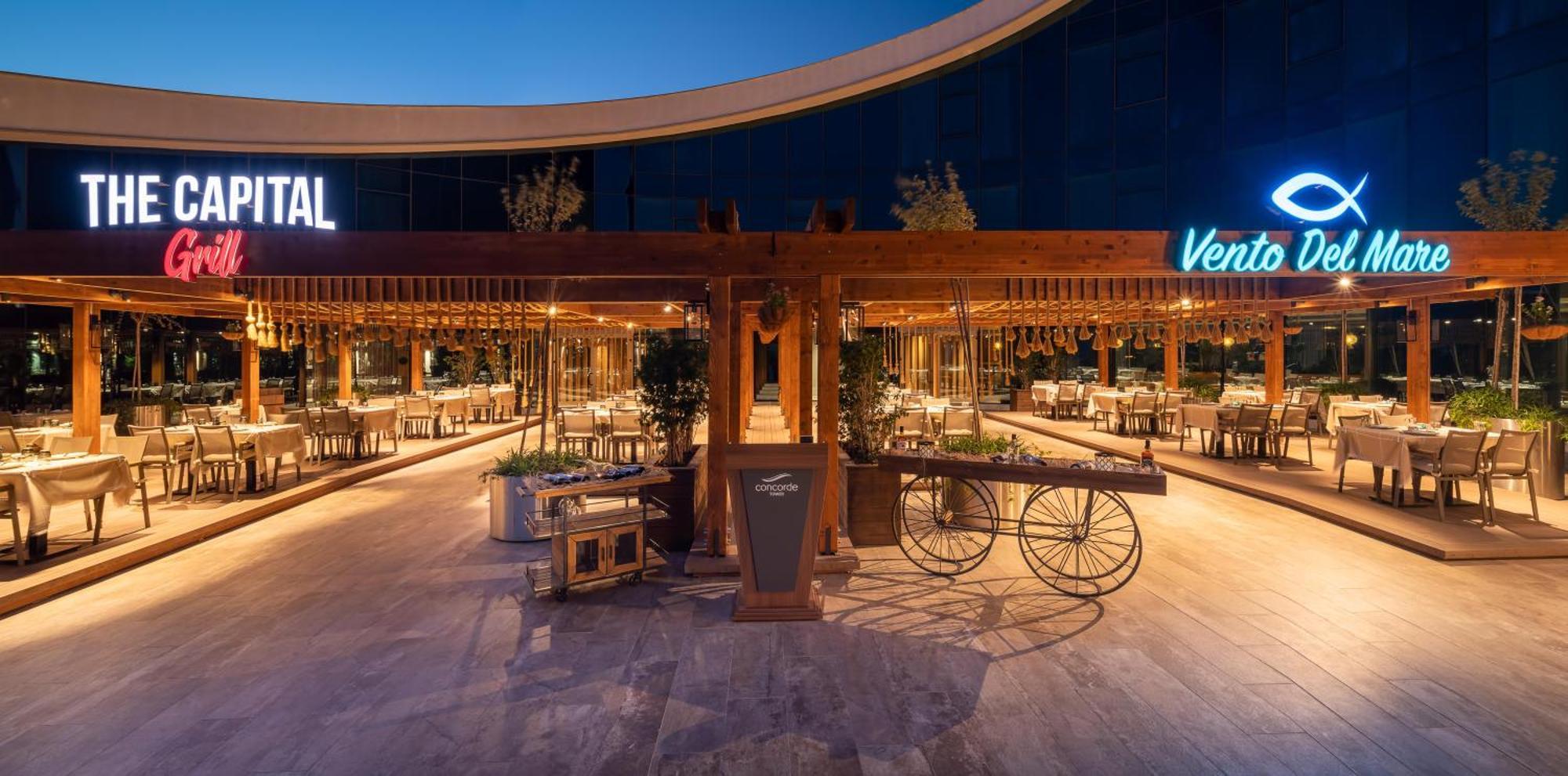 Concorde Tower Hotel & Casino نيقوسيا المظهر الخارجي الصورة Vento restaurant